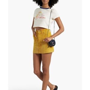 Re/done 70s cotton-corduroy mini skirt